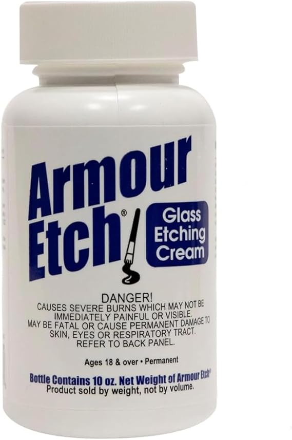 Armour Glass Etching Cream 10oz.