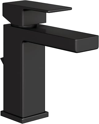 PROFLO PFWSC9857 Kelper 1.2 GPM Single Hole Bathroom Faucet with Pop-Up Drain Assembly - Matte Black