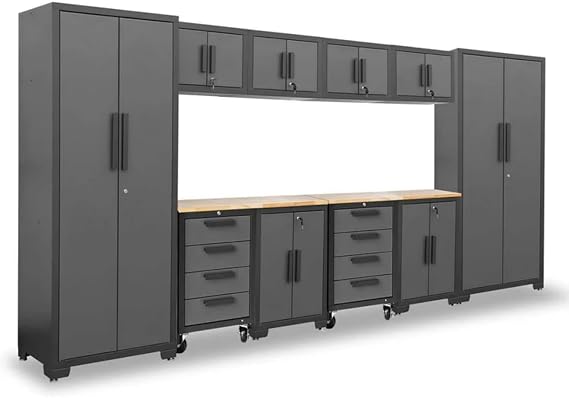 Garage Storage Cabinet System 12 Pcs Garage Cabinet Set