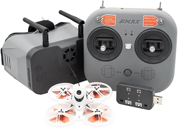 Tinyhawk 3 PLUS+ RTF Kit Ready To Fly ELRS Analog FPV Drone Mini Racing Quadcopter Durable Frame with Controller and Goggles for Beginners