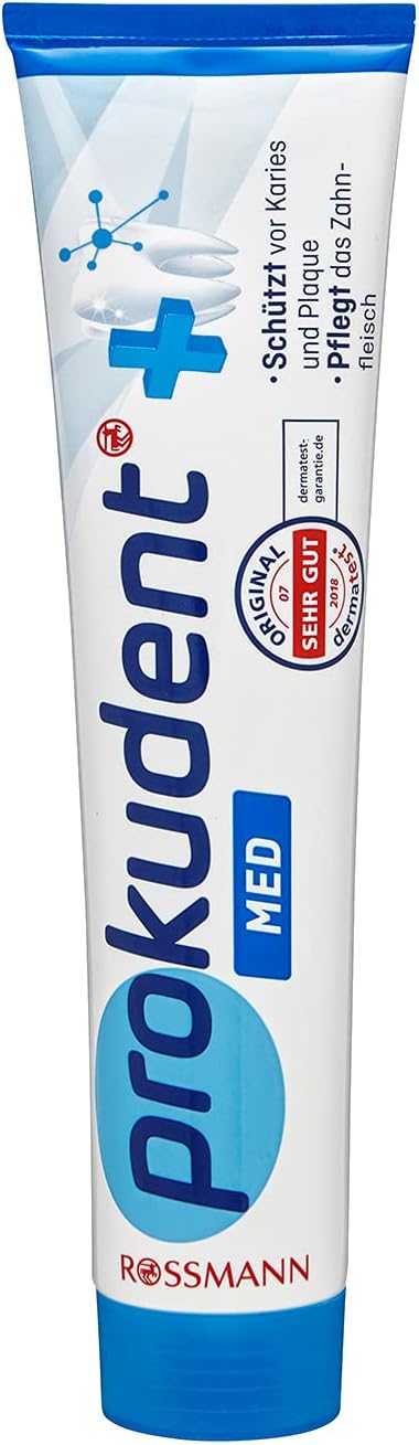 Prokudent Med Toothpaste Effective Against Caries, Plaque and Tartar Formation 125 ml