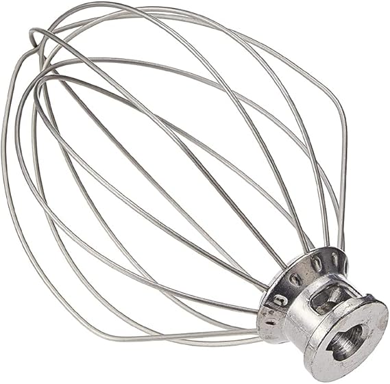 4.8 L BOWL-LIFT 6-WIRE WHIP(K5AWW) Attachment, Compatible with 5 Quart KitchenAid Bowl-Lift Stand Mixer K4SS, K5(A), K5SS, KG25G7X, KG25H0X, KG25H3X, KP50PS, KSM5, KSM50HDP, KSM500(K5AWW/ 5 Quart)