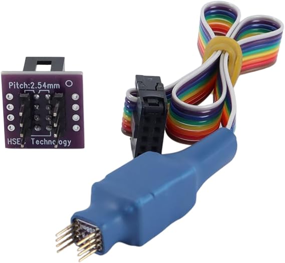 SOP8 Test Clip Probe Line for 93CXX/25CXX/24CXX Circuit Programming on USB Programmer TL866 RT809H(208mil)