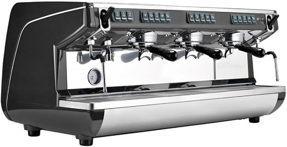 Nuova Simonelli Appia II Volumetric 3 Group Espresso Machine MAPPIA5VOL03ND001 with Free Espresso Starter Kit and 3M Water Filter System
