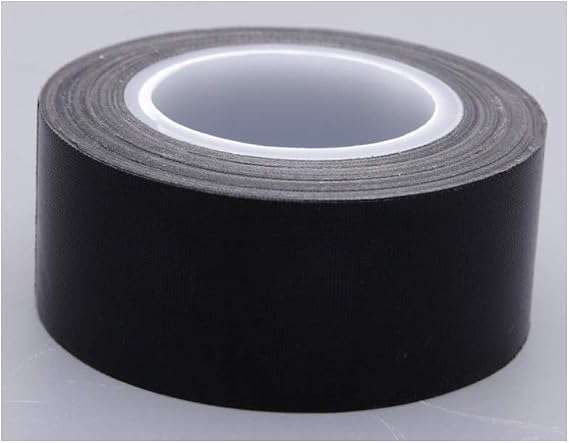 1Roll 1"x10m Black PTFE Teflon Tape Nonstick Tape 500F High-Temp Fiberglass Adhesive Tape