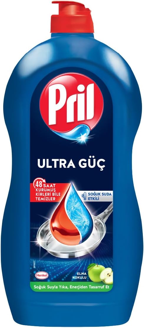 Pril Elde Yıkama Sıvı Bulaşık Deterjanı 1350g Amasya Elması, Amasya Elması 1.35kg