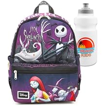Nightmare Before Christmas Mini Backpack - Bundle of 13" Jack Skellington & Sally Bag, Plus More | Backpack Purse for Kids, Girls, Teens and Women