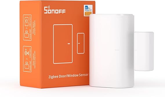 SONOFF SNZB-04P Zigbee Door Window Sensor, Send Alert to Your Smartphone for Home Security, Compatible with Alexa/Google Home, SONOFF Zigbee Bridge Required, Batteries Included