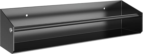 Black Aluminum Wall Mount Spray Can Storage Rack
