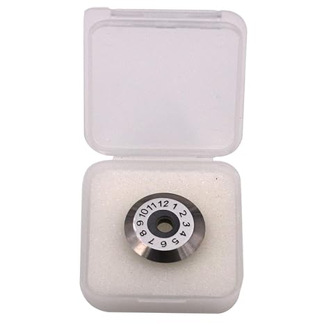 Optical Fiber Cleaver Blade for FC-6S Fiber Cleaver 12 Sides Cleaves Optical Fiber Cleaver Alloy Cut Wheel Tools