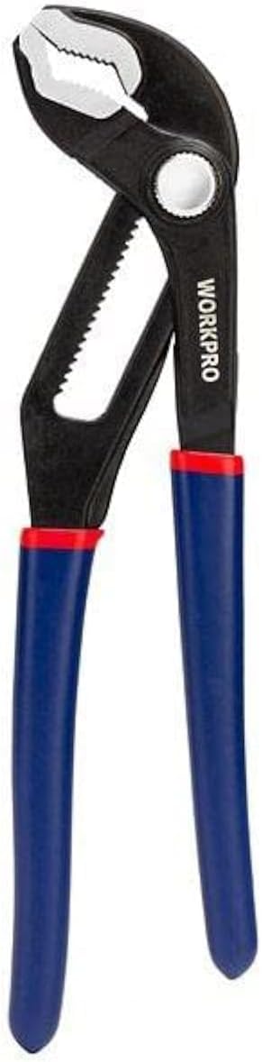 WORKPRO WP231087 Profesyonel Ayarlı Düğmeli Fort Pense, 250mm, CR-V Çelik, Kauçuk Saplı