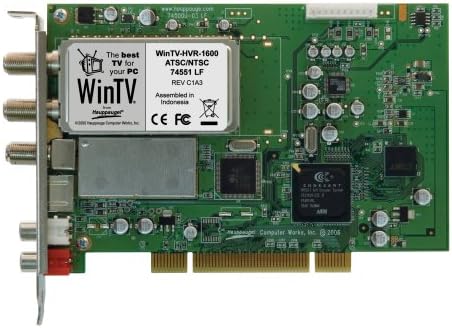 Hauppauge 1183 WinTV hvr-1600内部PCIデュアルTVチューナー/ビデオレコーダーメディアセンターキット