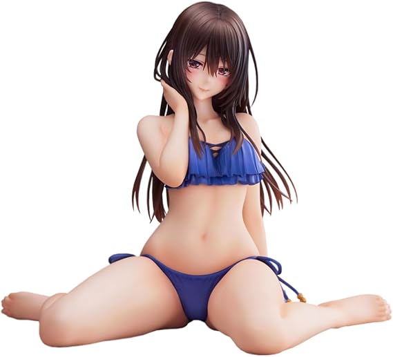 QAHEART Anime Illustration Cartoon Model Statue Minazumi Kasane/Yang Guifei Figure Desktop Original Art Painting Figures Desktop Ornament