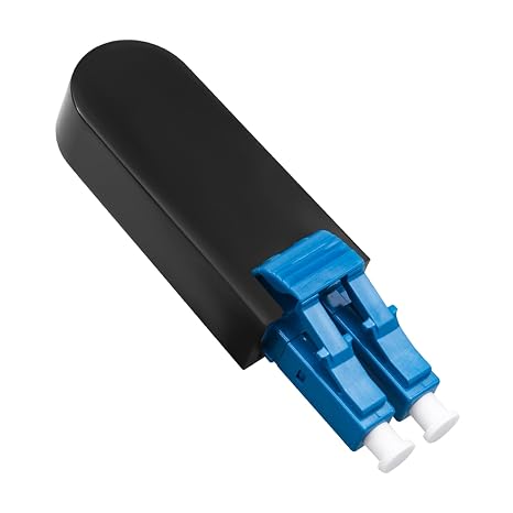 Xunsomten- LC/UPC Fiber Optic Loopback Adapter Singlemode, 1pc | Optical Cable (SM) 9/125 Test Adapter Connector for Testing Applications