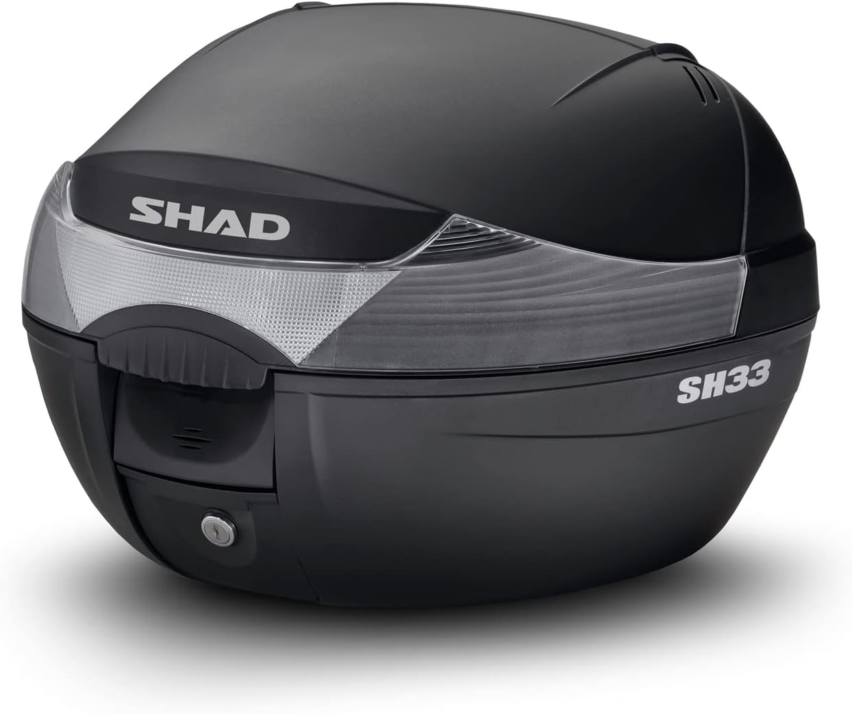 D0b33200 - Koffer oder Tasche hinten für Roller oder Motorrad sh33 sh 33 Schwarz