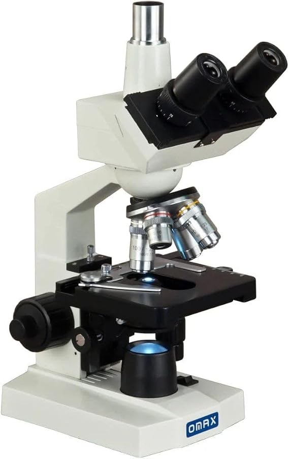 OMAX M837TL 1600X Trinocular Biological Compound Microscope