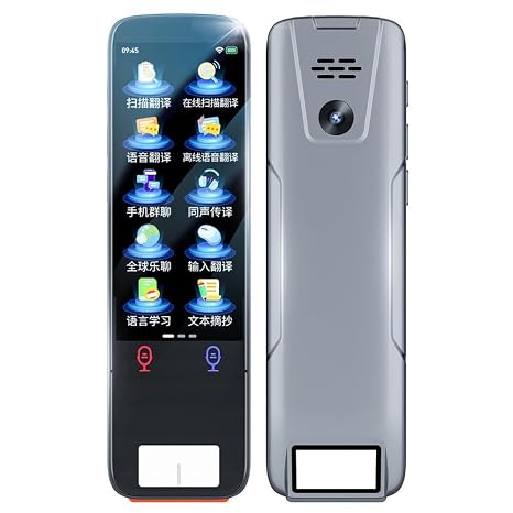Language Translation Device, Supporting 138 Languages, Portable Translator, Portable Speech Translation Device for Traveling, Learning and Dyslexia.