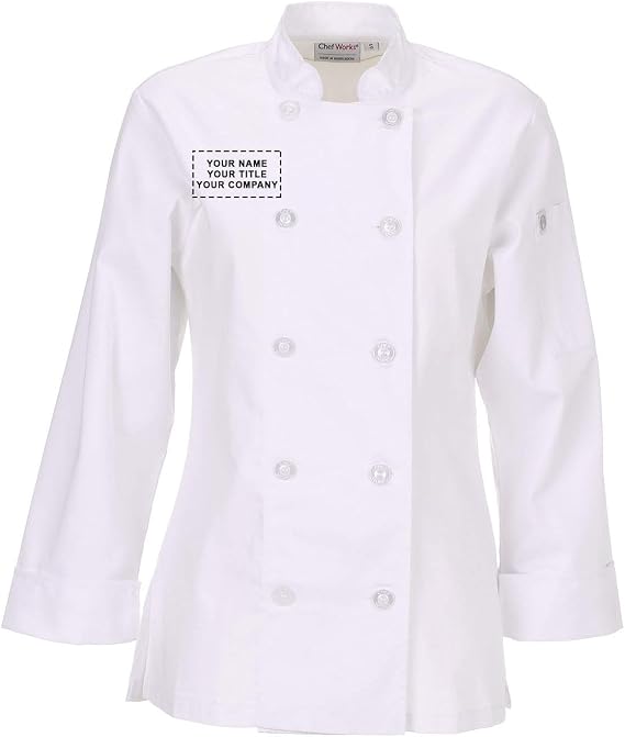 Chef Works Custom Womens Le Mans Chef Coat