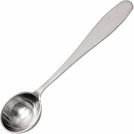 5ml Coffee Scoop Measuring Spoon 1 Pack, Metal Teaspoon Measuring Scoop, Stainless Steel Teaspoon with Long Handle, Loose Tea/Ground Coffee/Milk Brewin/Protein Powder/Espresso/Matcha/Sugar Spoon