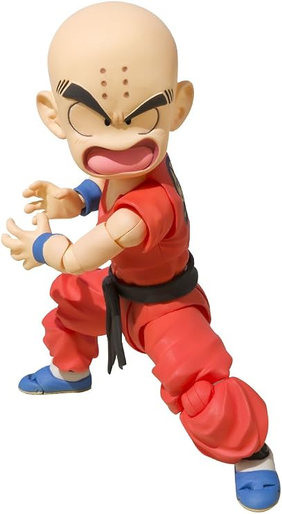 TAMASHII NATIONS S.H.Figuarts Krillin-The Early Years Dragon Ball Action Figures
