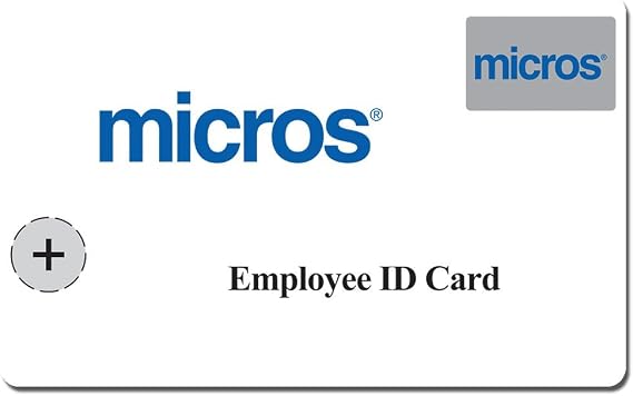 Micros Employee ID Cards - 50 pack