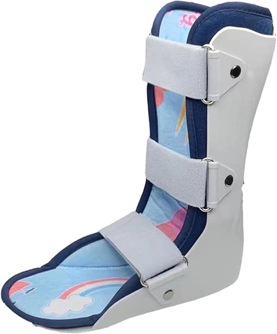 Kids Ankle Foot Orthosis, Kids AFO Drop Foot Brace, Child Shin Ankle Foot Brace Night Splint, Medical Walking Boot for Toe, Foot & Ankle Injuries, Fractures & Sprains.(Left,Medium)