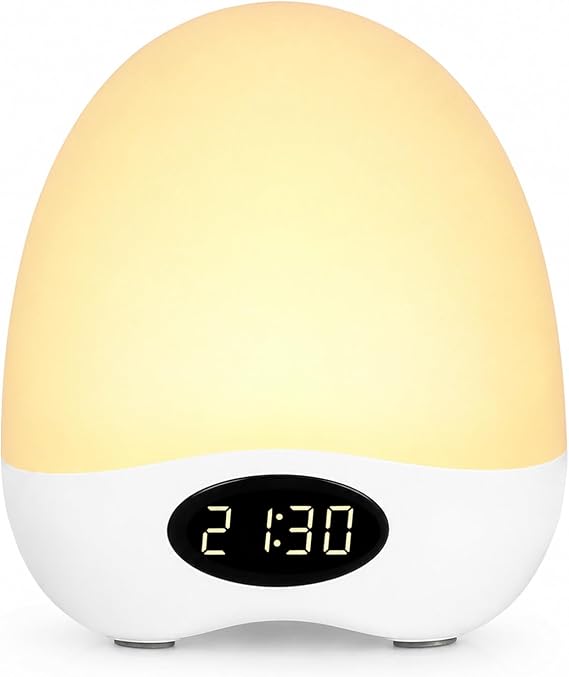 Egg Night Light for Nursery, Portable Rechargeable Baby Nightlight with Touch Control & RGB Color Changing, Dimmable Breastfeeding Lamp with Timer, Cute Wireless Night Light