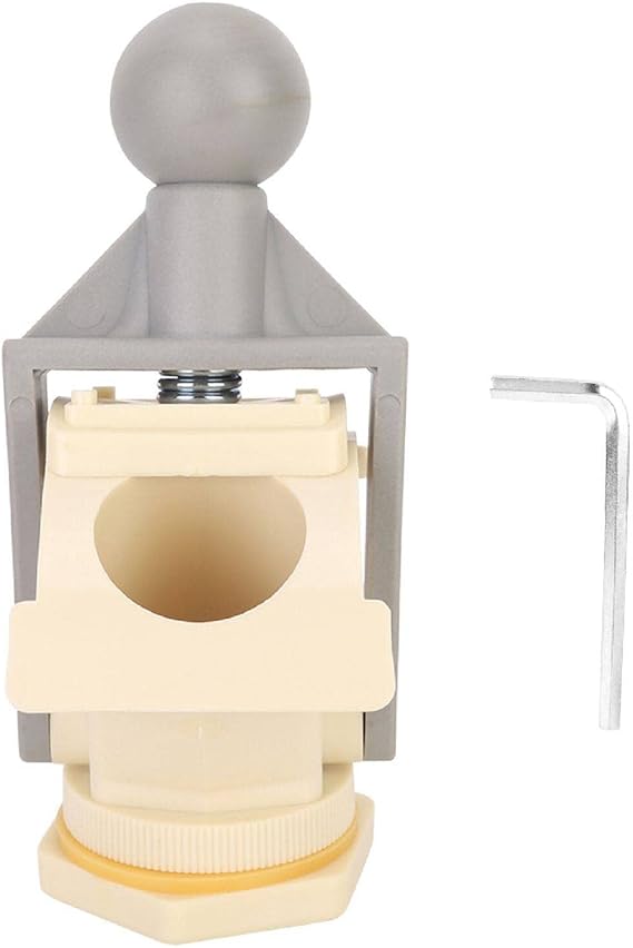 Honey Gate Valve with Ergonomic Ball Handle Plastic Bee Honey Tap Beekeeping Bottling Tool for Honey Extractor Equipment