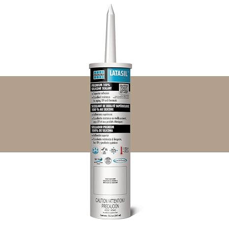 LATICRETE Latasil High Performance Silicone Sealant, Sand Beige #30