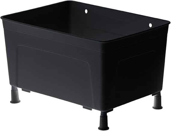 Turtle Breeding Enclosure - Secure Habitat Container for Reptiles, Black