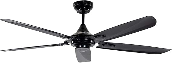 Profan Dark Outdoor Ceiling Fan with Remote Control