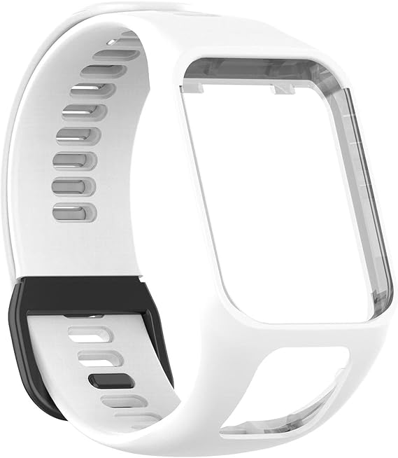 Compatible with Tomtom Runner 2 3,Spark 3,Golfer 2,Adventurer - Silicone Replacement Strap Bracelet Wristband - GPS Smart Watch Accessories