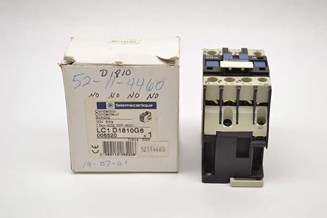 Direct Replacement for TELEMECANIQUE LC1-D18 AC Contactor LC1D18 LC1D1810-G6 120V Coil 3 Phase 3 Pole 18 Amp