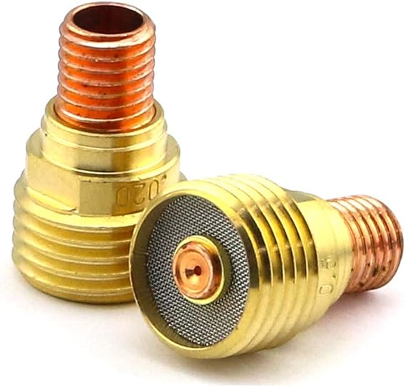 WeldingCity 2-pk Gas Lens Collet Body 45V41 (0.020") for TIG Welding Torch 9, 20 and 25 Series from Weldcraft Lincoln Miller ESAB Weldcraft CK (2-PK)