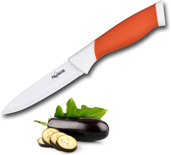 Ceramic Utility Knife, 4", Orange