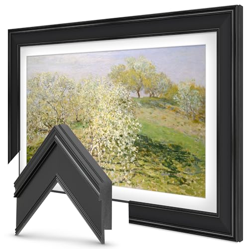 Black 55 Premiere Deco TV Frame - Compatible ONLY with Samsung The Frame TVs Fits 2021-2026, LS03A, LS03B, LS03C, LS03D, LS03FA