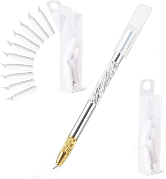 EHDIS 360 Swivel Blade Craft Knife Precision Rotary Cutter for Intricate Designs | Effortless Curves on Paper, Vinyl, Model Making, Art, Working-Stencil, Crafting