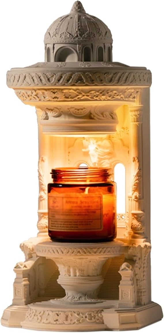 Candle Warmer Lamp, Electric Candle Lamp Warmer Gifts for Mom Women House Warming Gifts New Home Bedroom Decor Dimmable Wax Melt Warmer for Scented Wax, Jar Candles