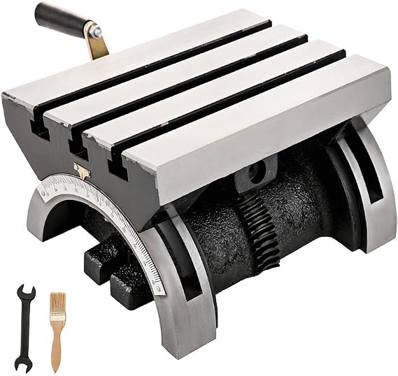 Tilting Milling Table Tilting Angle Milling Machine 10x7inch NEW