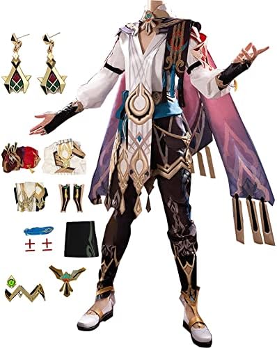 Kaveh Costume Kaveh Outfit Uniform Halloween With Earrings