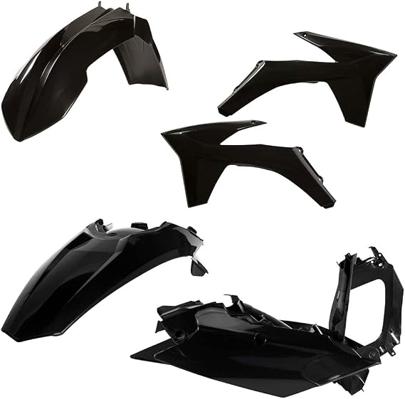 Acerbis Replica Plastic Kit Black for KTM 500 EXC 2012-2013