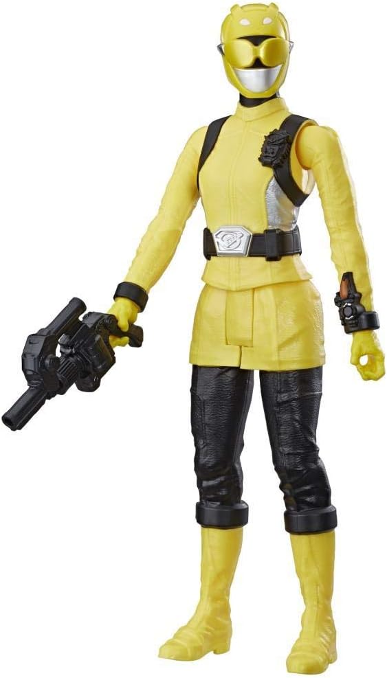 Hasbro Power Rangers Beast Morphers Yellow Ranger 12 Action Figure with Accessories Power Rangers TV Show Inspired Toy