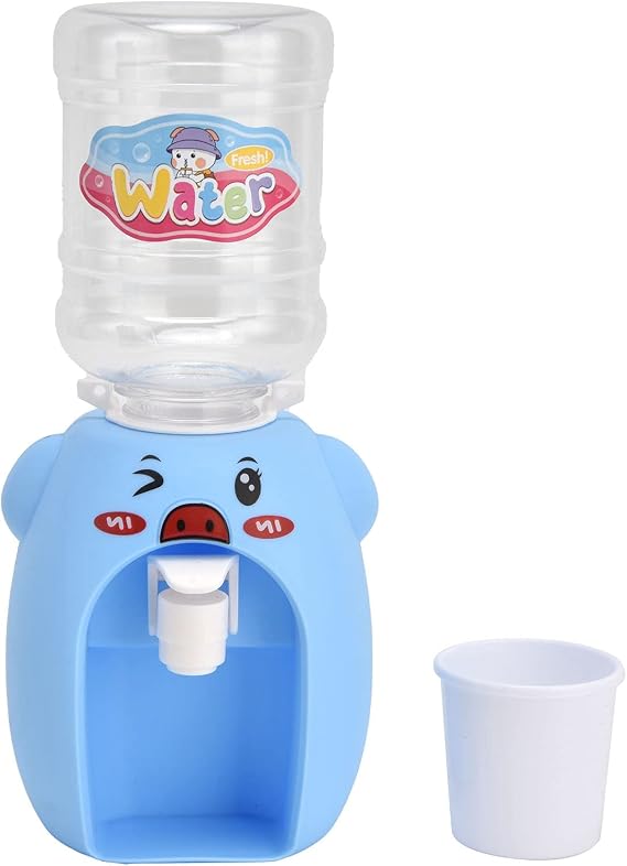 Mini Cartoon Drink Water Dispenser Toy Wholesome Habit Development for Kids Simulation Kitchen Appliance