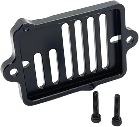 RC Parts Compatible With MJX For Hyper Go H12Y 1/12 RC Crawler Car Upgrade Parts Accessories Metal ESC Mount Base ESC Holder(Black)