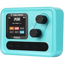 Electric Guitar Multi Effects Pedal with IR Cabinet Simulation, USB OTG Recording Interface, Amp Modeling Processor, Headphone Output, Live & Studio Guitar Effects Processor for Beginners & Profession