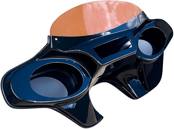 HarleyDavidson 2018Present FLSTN Heritage Softail/Deluxe/Fat Boy Batwing Fairing with Windshield & 6x9 Speaker Mounts Glossy Black