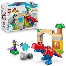 LEGO DUPLO Marvel Dinosaur Spidey-Rex vs. Green Goblin Building Toy for Toddlers - Spidey and His Amazing Friends Toys for Boys & Girls, Ages 2+ Gifts for Kids - 10463
