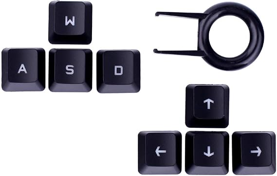 Arrow Keys Replacement Keycaps for Logit G810 G413 G310 G910 G613 Keyboard Romer G (Up Down Left Right Keys) (Black)