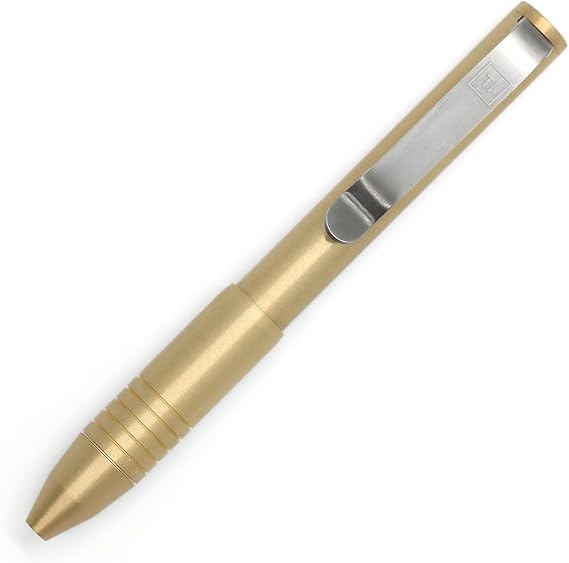 BIG IDEA DESIGN Brass Pocket Pro Pen (Yellow Tone)