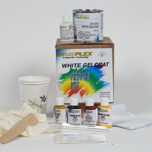 RAYPLEX White Gelcoat Repair Kit